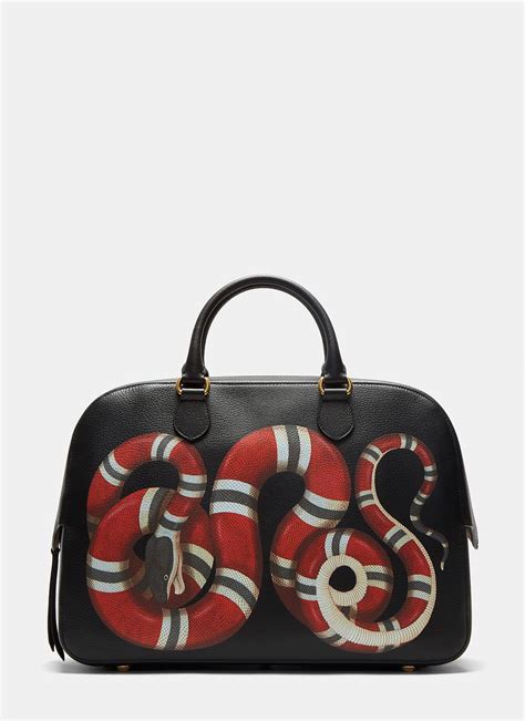 gucci snake print|gucci snake print duffle bag.